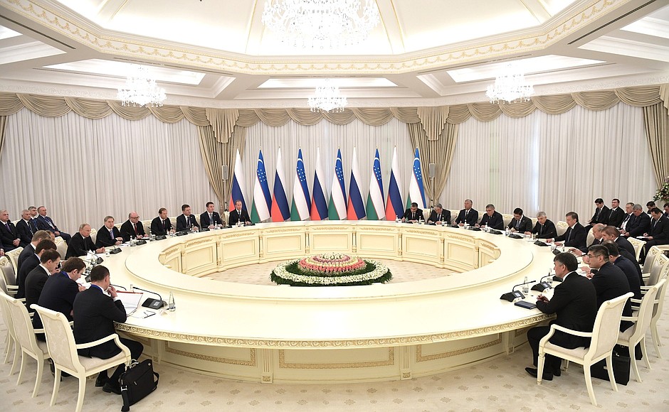 Russian-Uzbekistani talks in an expanded format.