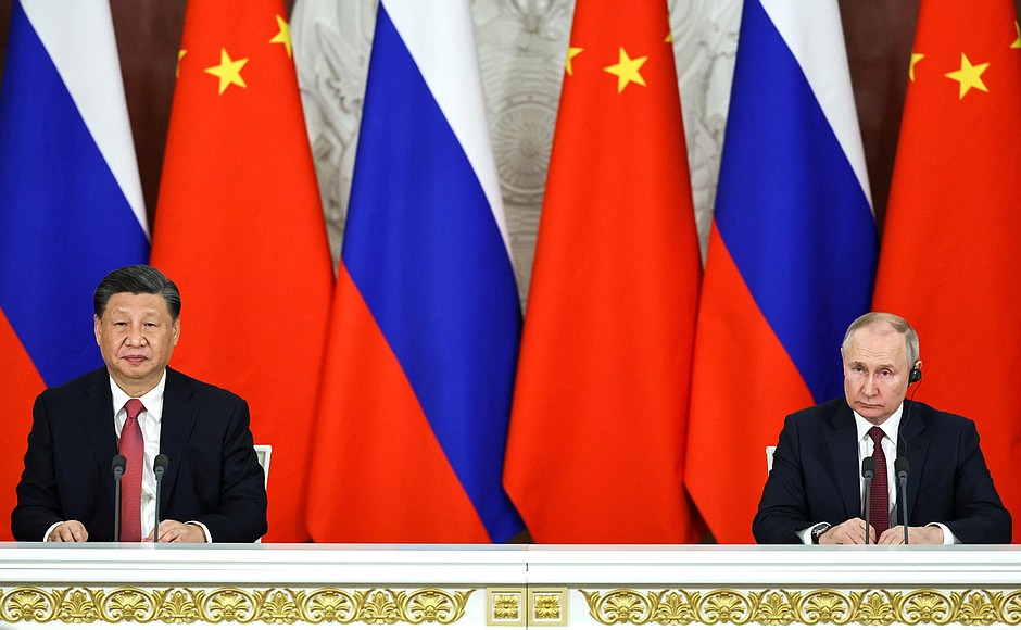 Vladimir Putin and President of the People’s Republic of China Xi Jinping made statements for the media following the Russian-Chinese talks.