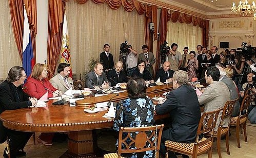 Встреча Президента с участниками XXIX Московского международного кинофестиваля.