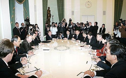 Россйско-монгольские переговоры.