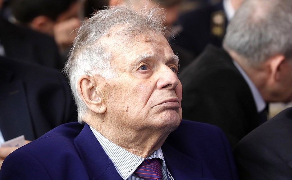 Zhores Alferov, full member of the Russian Academy of Sciences and Nobel Prize winner in physics, at a plenary meeting of the 11th Congress of the Russian Rectors’ Union.