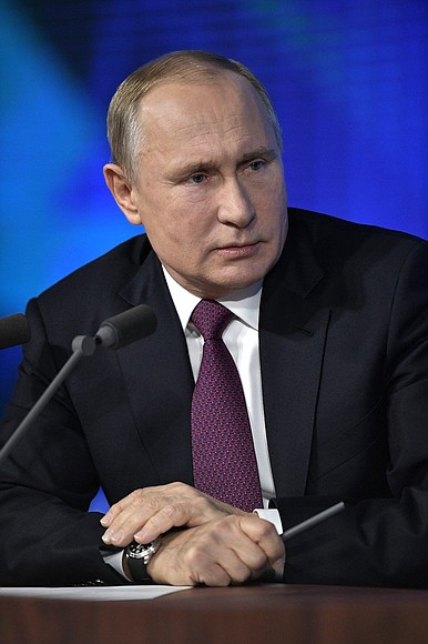 Vladimir Putin’s annual news conference.