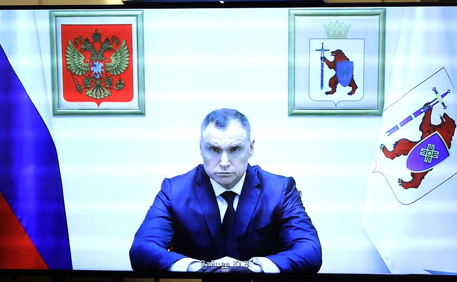 Acting Head of Mari El Republic Yury Zaitsev.