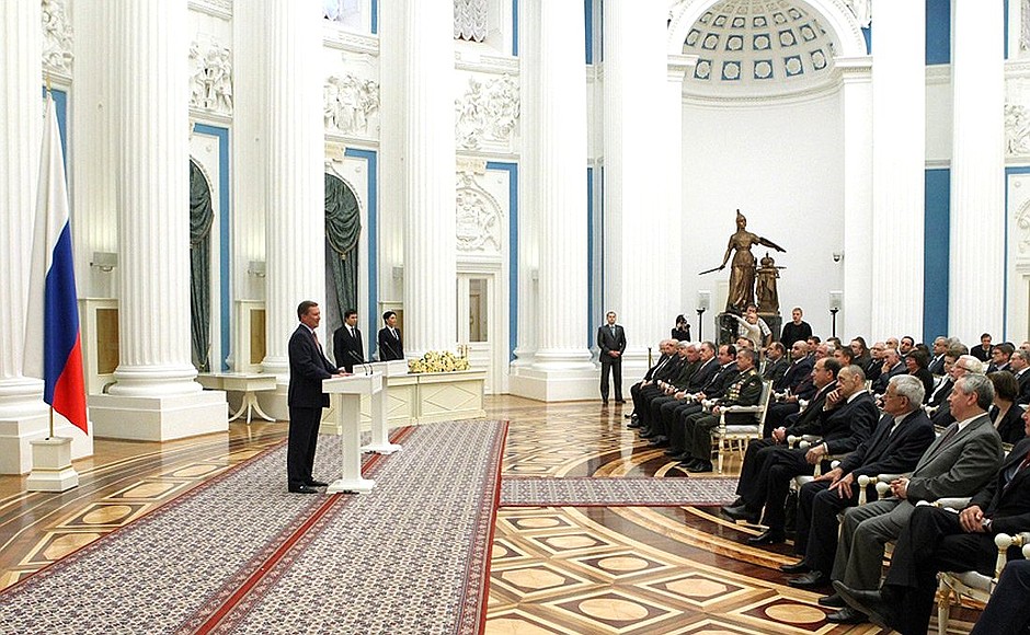 Руководитель Администрации Президента Сергей Иванов на церемонии вручения государственных наград.