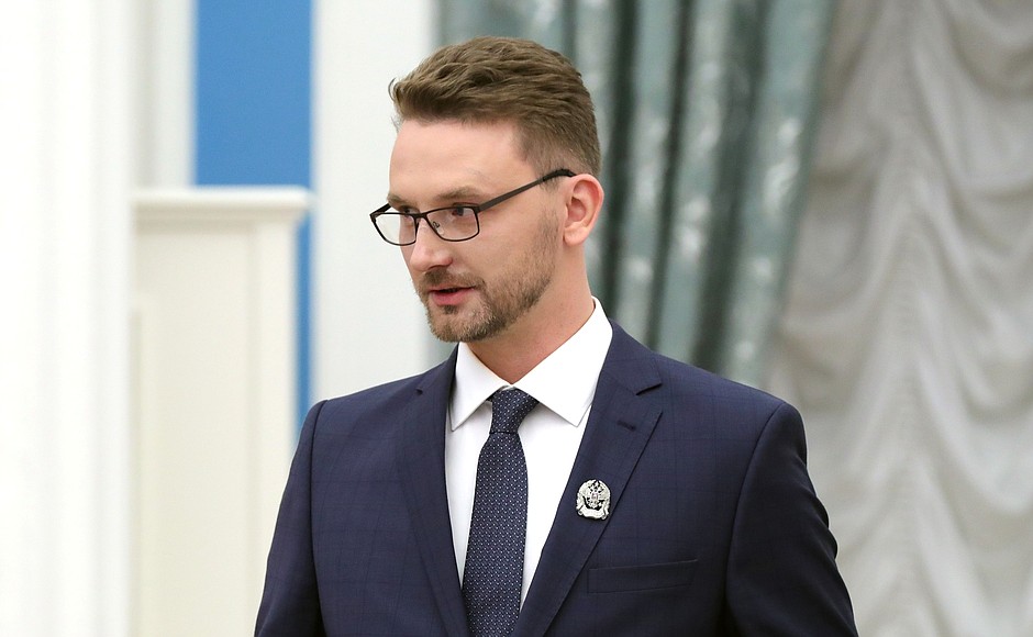 Director of the Arseniev State Museum, Primorye Territory, Viktor Shalai, holder of the 2016 Presidential Prize for Young Culture Professionals.