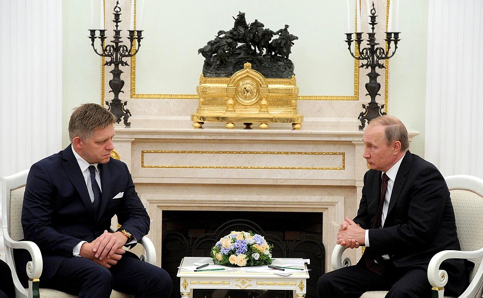 With Prime Minister of Slovakia Robert Fico.
