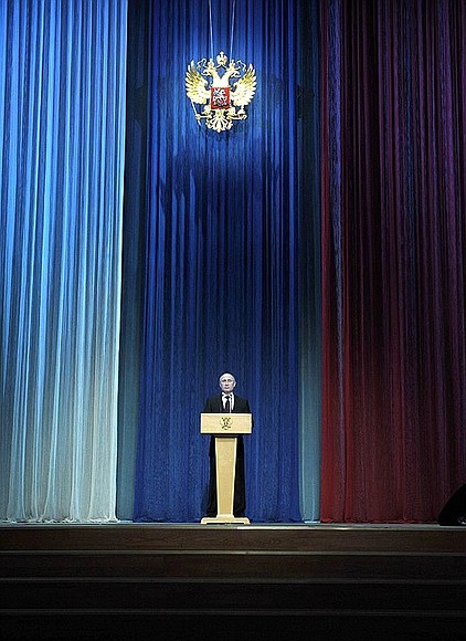 Speech at gala event marking Defender of the Fatherland Day.