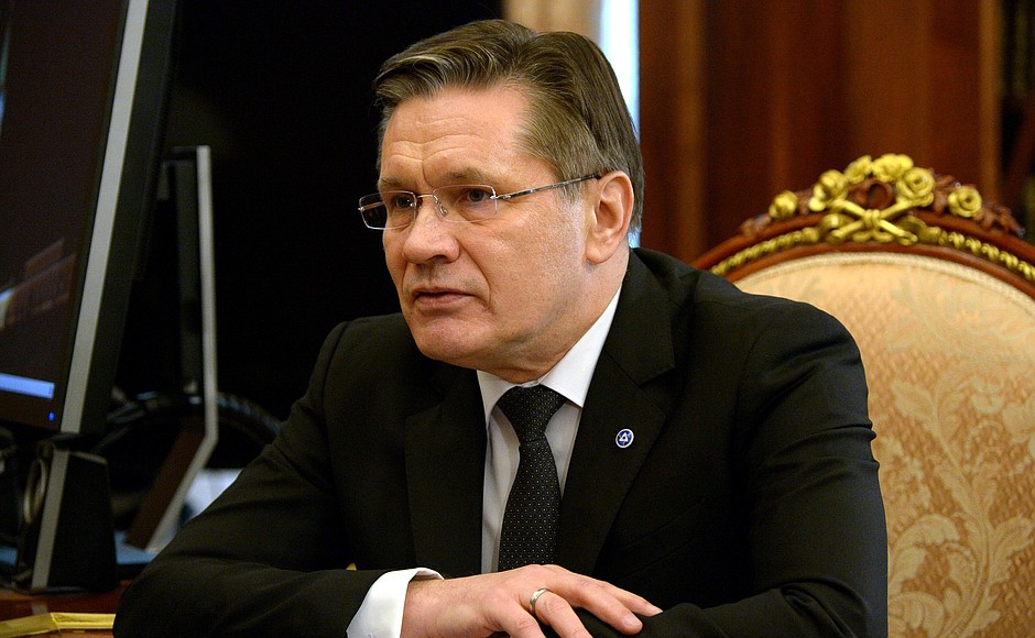 Director General of State Atomic Energy Corporation Rosatom Alexei Likhachev.