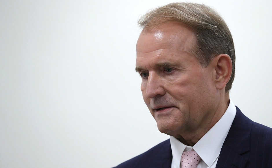 Head of the Political Council of the Ukrainian party Opposition Platform – For Life, Viktor Medvedchuk.