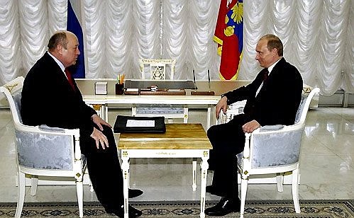 Встреча с Председателем Правительства Михаилом Фрадковым.