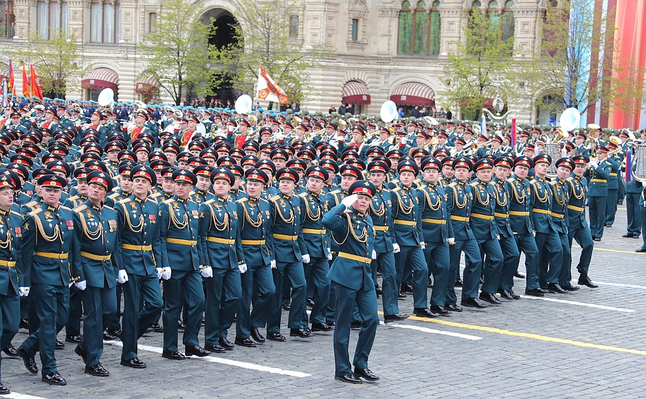 The military parade marking the 72nd anniversary of Victory in the 1941–45 Great Patriotic War.