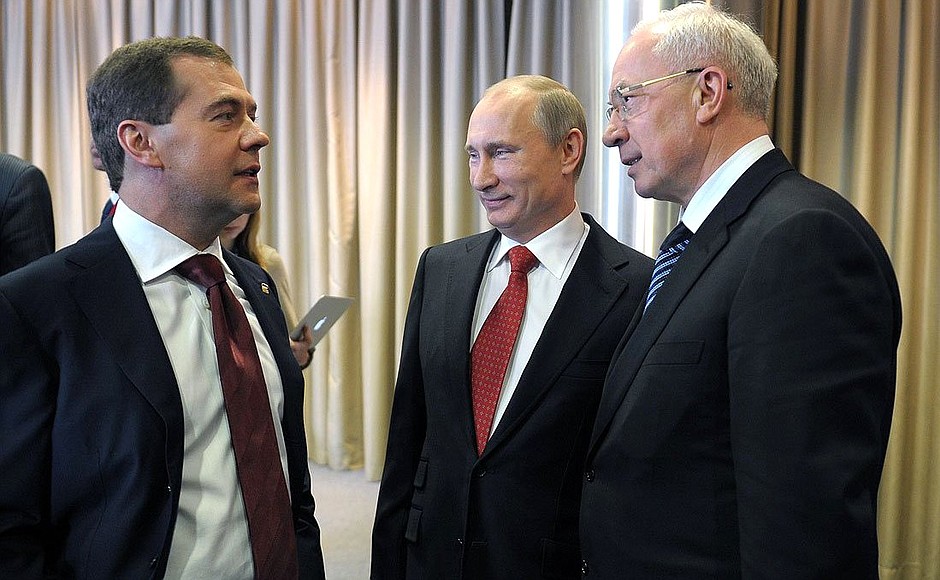 Встреча с Премьер-министром Украины Николаем Азаровым.