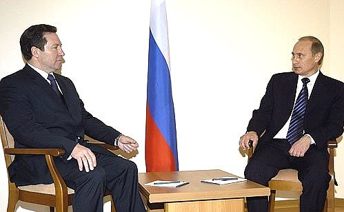 Рабочая встреча с губернатором Липецкой области Олегом Королевым.