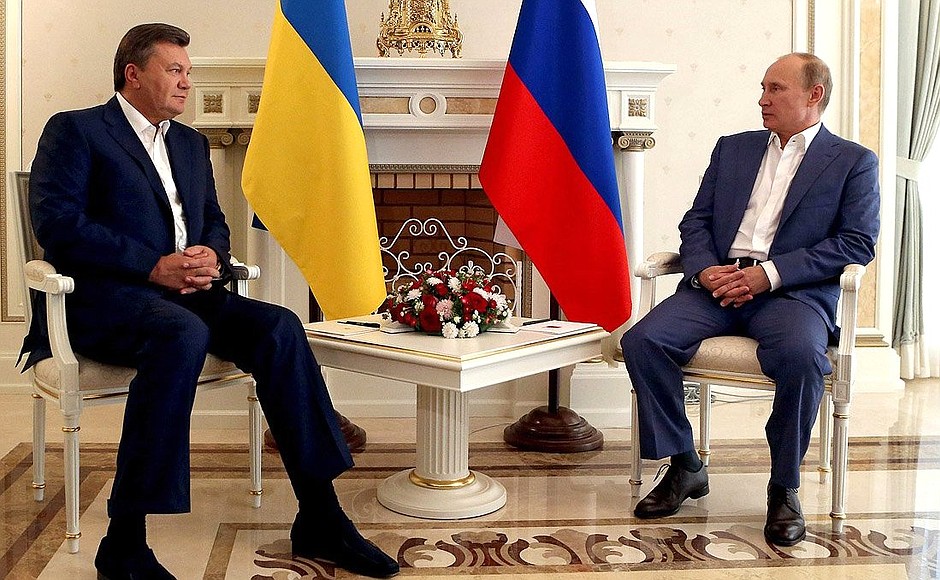 Meeting with President of Ukraine Viktor Yanukovych.
