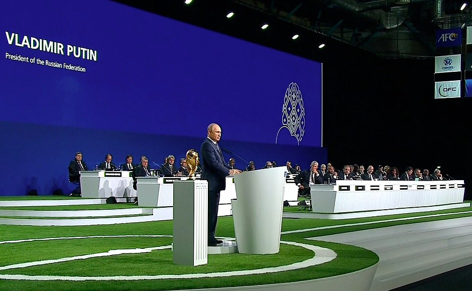 Meeting of the 68th FIFA Congress.