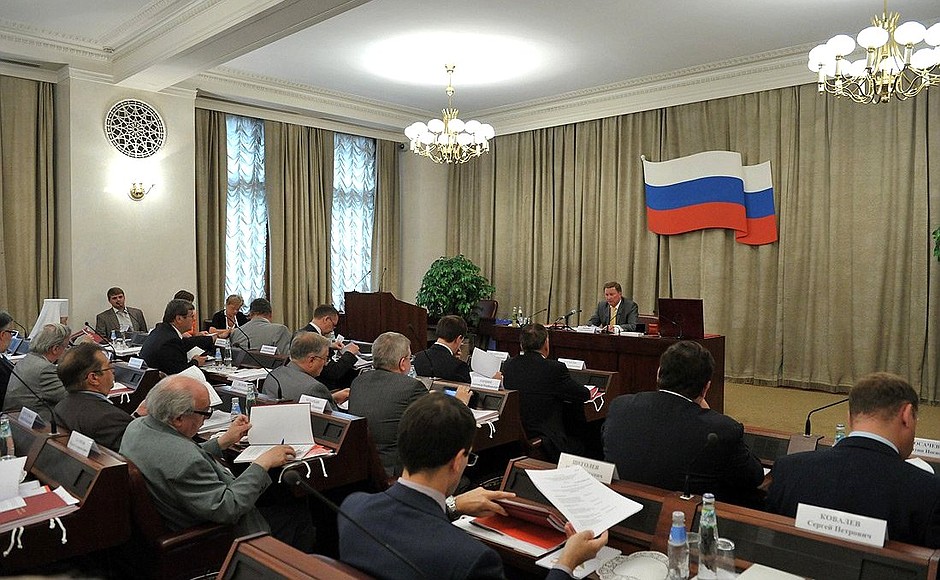 Заседание Госкомиссии по подготовке к празднованию 200-летия победы России в Отечественной войне 1812 года.