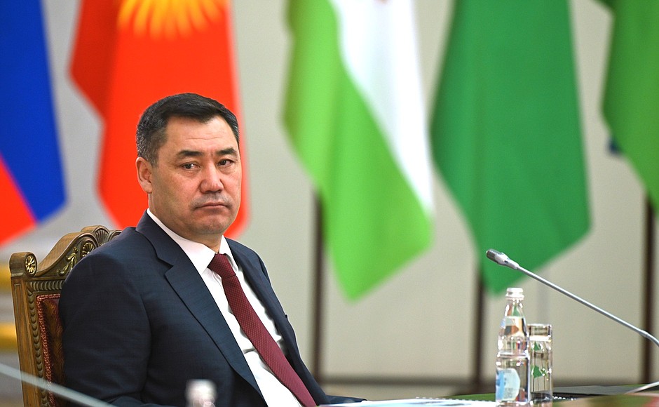 President of the Kyrgyz Republic Sadyr Japarov.
