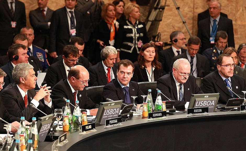 At the meeting of the NATO-Russia Council.
