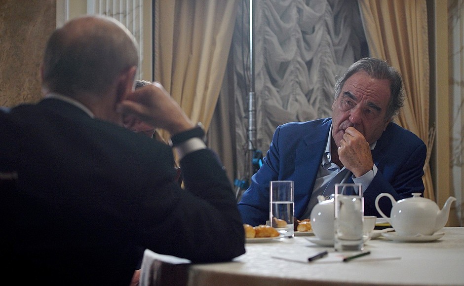 Interview with film director Oliver Stone.