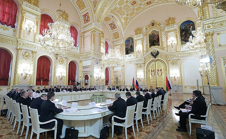 Meeting of Russia-Belarus Union State Supreme State Council.