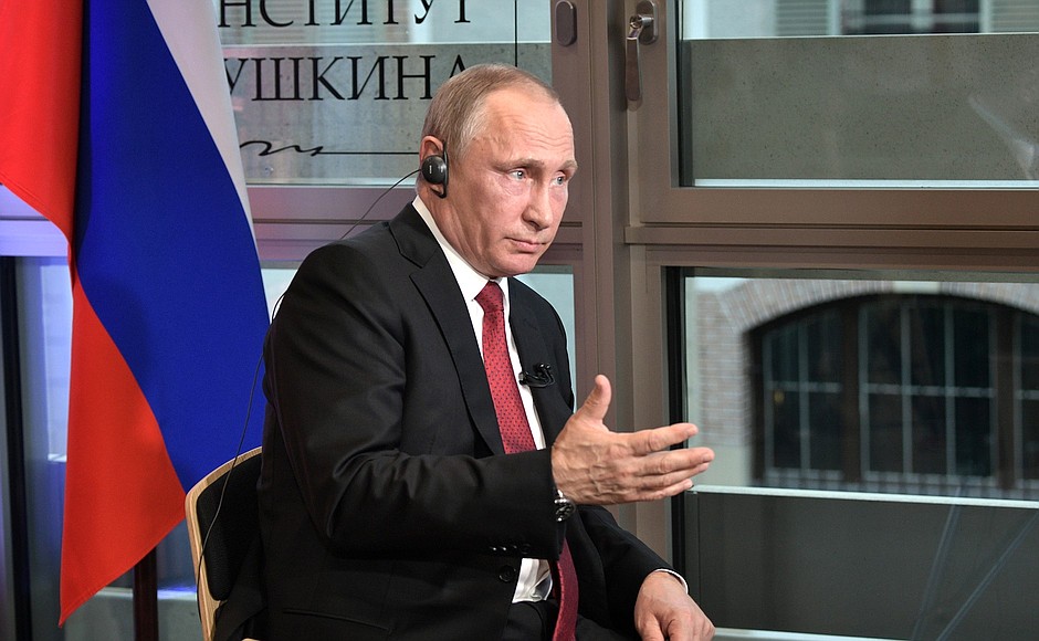 Vladimir Putin’s interview with Le Figaro.