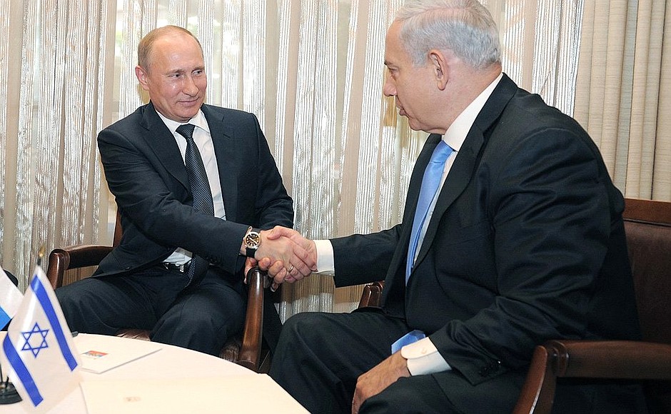 With Prime Minister of Israel Binyamin Netanyahu.