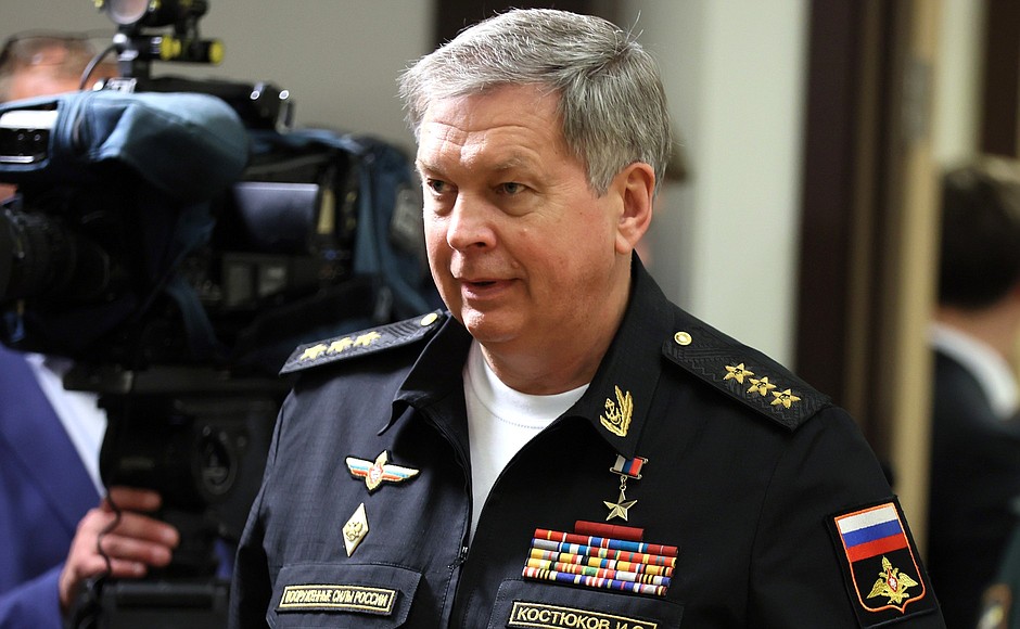 Chief of the Main Intelligence Directorate of the General Staff and Deputy Chief of the General Staff Igor Kostyukov.