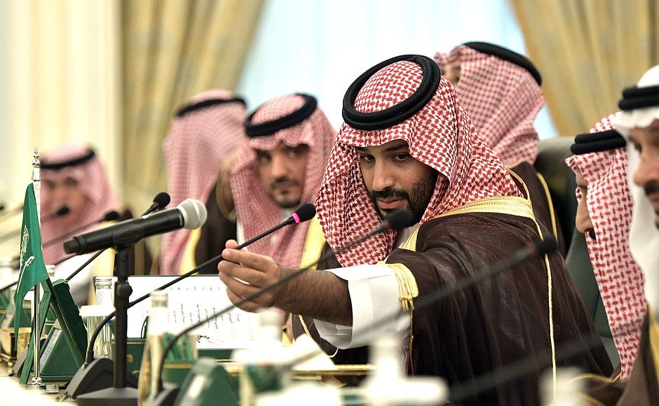 Russian-Saudi talks. Crown Prince of Saudi Arabia Mohammad bin Salman Al Saud.