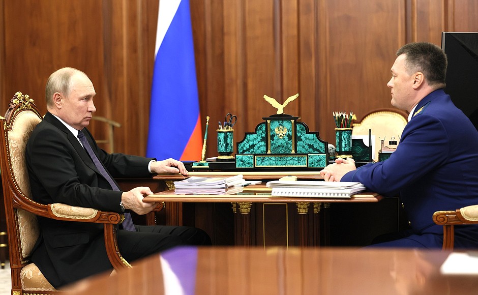 With Prosecutor General Igor Krasnov.