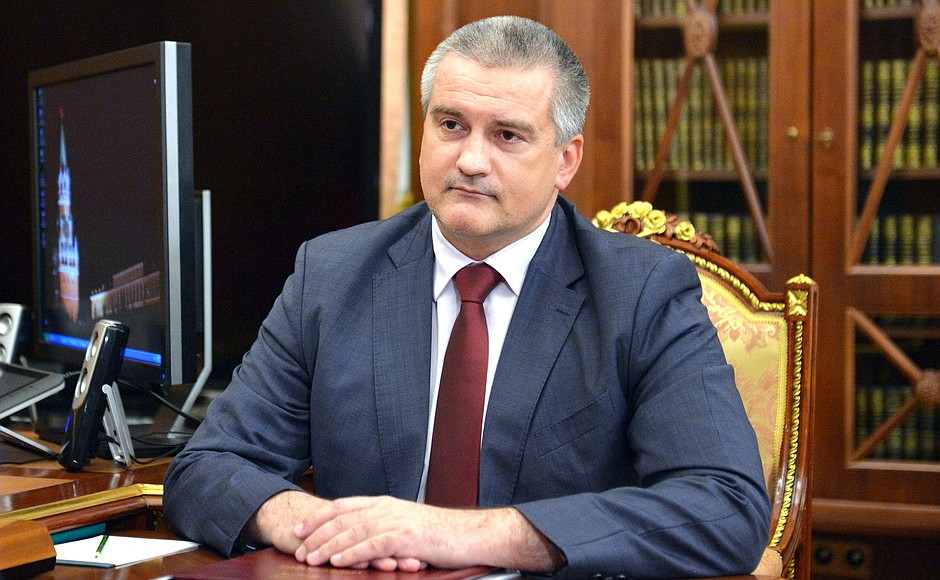 Governor of the Republic of Crimea Sergei Aksyonov.