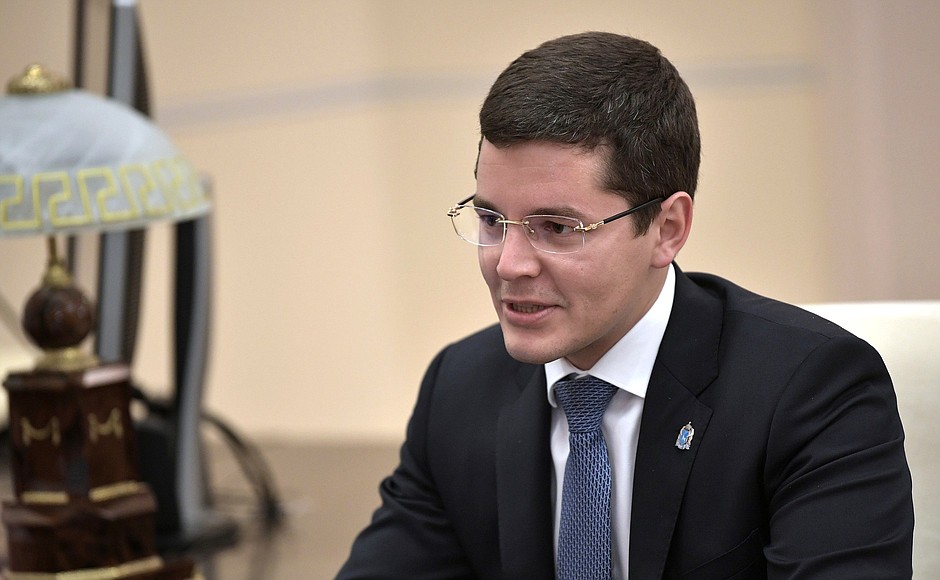 Acting Governor of the Yamalo-Nenets Autonomous Area Dmitry Artyukhov.