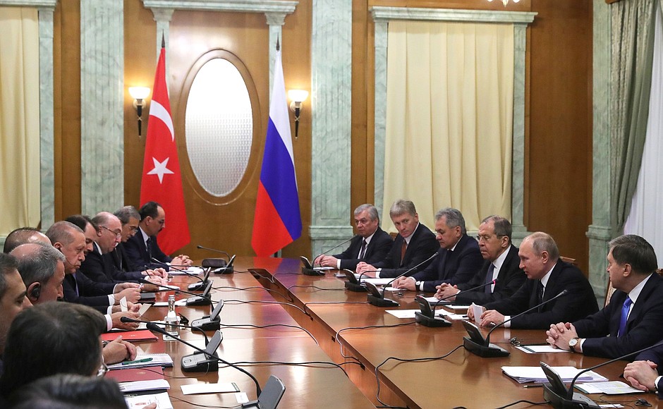 Встреча с Президентом Турции Реджепом Тайипом Эрдоганом.