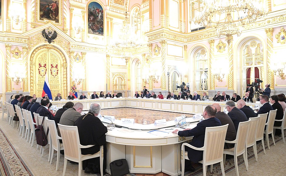 Meeting of the Presidential Council for Civil Society and Human Rights.