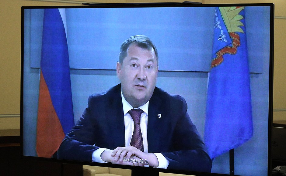 Acting Governor of the Tambov Region Maxim Yegorov.