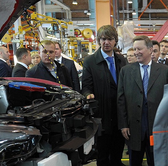 During visit to the Far Eastern industrial park of automobile technology.