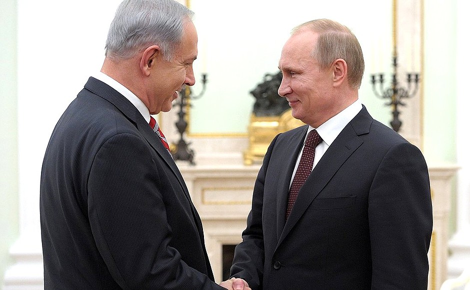 С Премьер-министром Израиля Биньямином Нетаньяху.