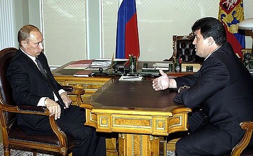 Рабочая встреча с губернатором Ставропольского края Александром Черногоровым.