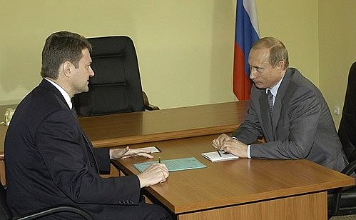 Встреча с губернатором Краснодарского края Александром Ткачевым.
