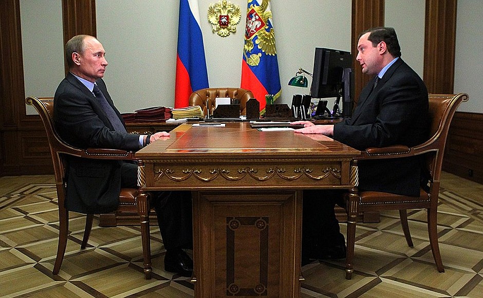 Working meeting with Governor of Smolensk Region Alexei Ostrovsky.
