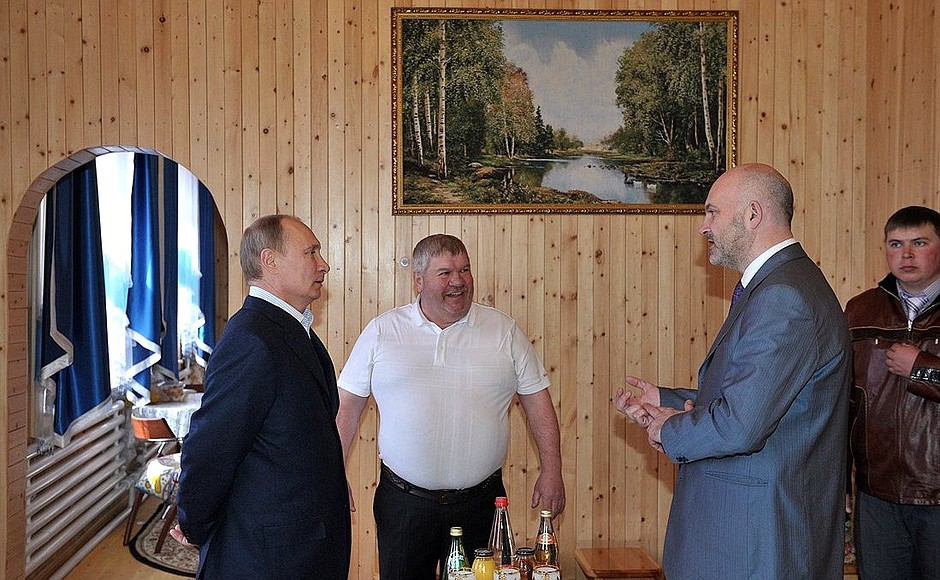Visiting logging operator Sergei Kukhtin.