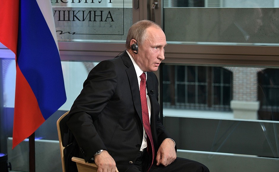 Vladimir Putin’s interview with Le Figaro.
