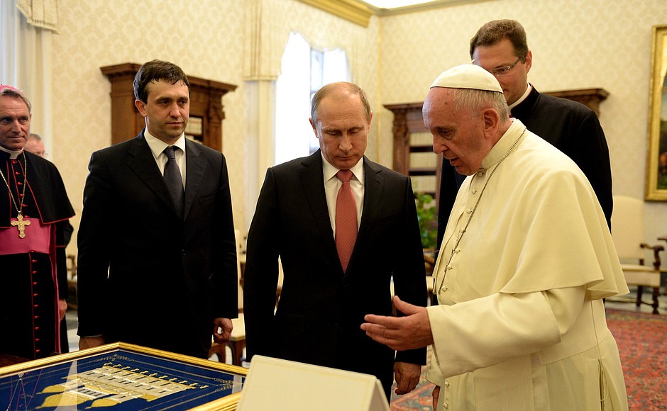 Meeting with Pope Francis.