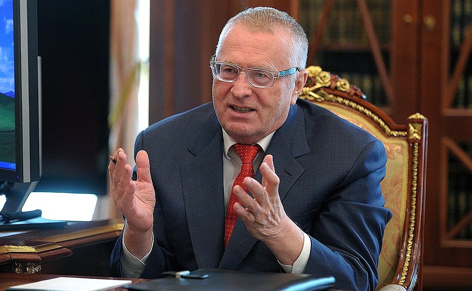 Chairman of the Liberal Democratic Party of Russia Vladimir Zhirinovsky.