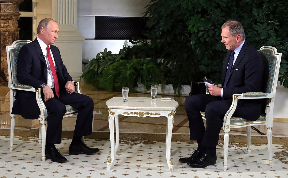 Интервью Владимира Путина австрийскому телеканалу ORF