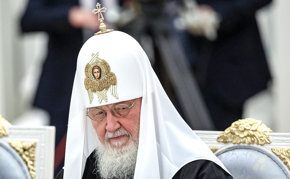 Patriarch Kirill of Moscow and All Russia.