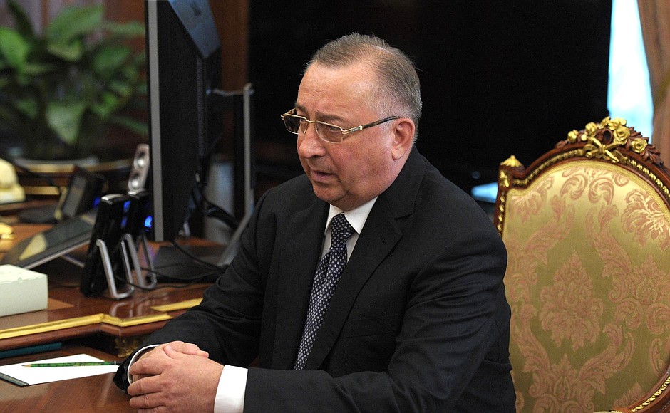Chairman of the Board and President of Transneft Nikolai Tokarev.