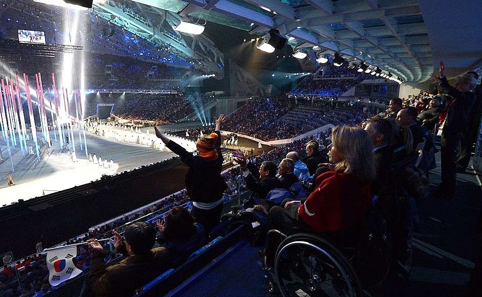 XI Paralympic Winter Games opening ceremony.