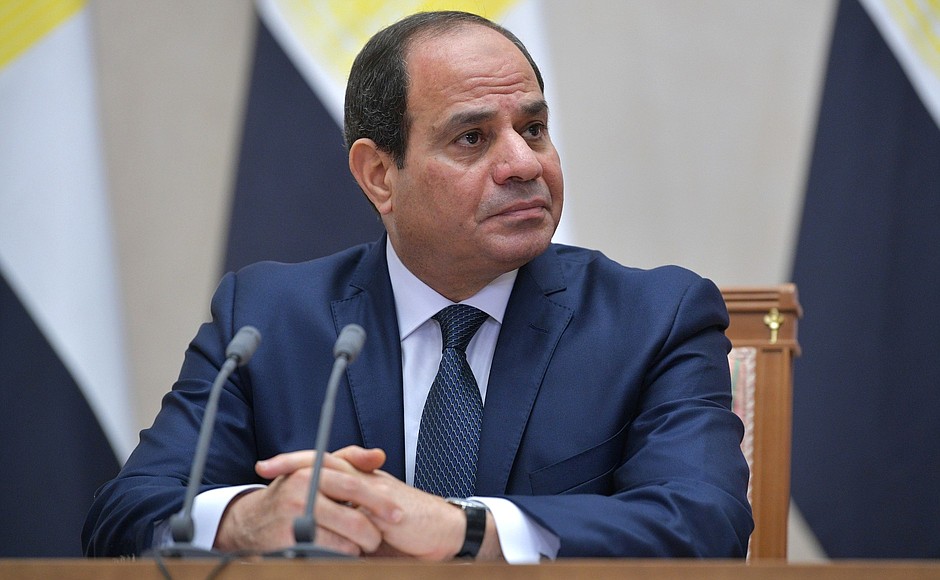 President of Egypt Abdel Fattah el-Sisi.