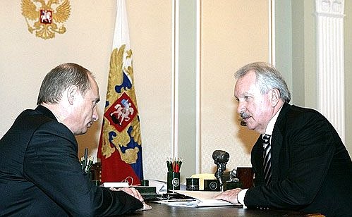 Рабочая встреча с главой Республики Коми Владимиром Торлоповым.