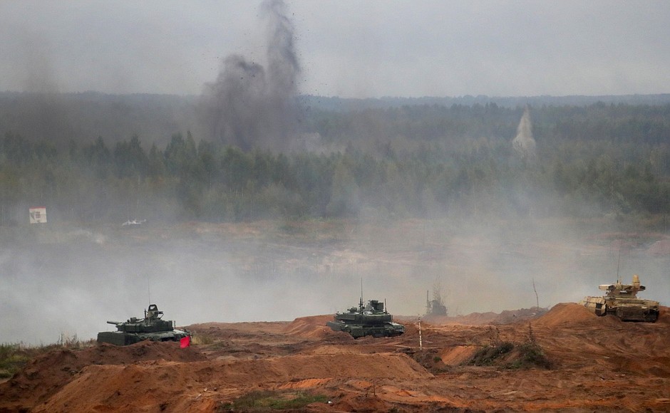 Zapad-2017 joint Russian-Belarusian strategic military exercises.